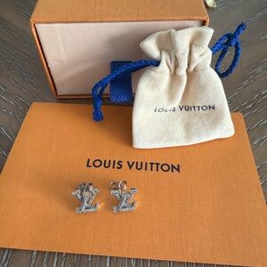 Louis Vuitton Crystal Embellished Earrings